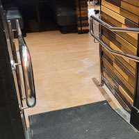 Corrimão de inox para escada reta